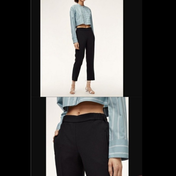 Wilfred daratonal black cropped trousers - Picture 3 of 3